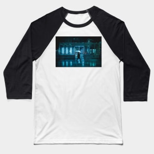 Neo Tokyo - Walking in the rain Baseball T-Shirt